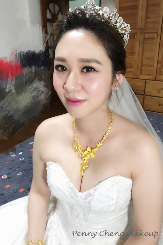 新娘秘書 白紗造型 韓風 氣質 光澤底妝