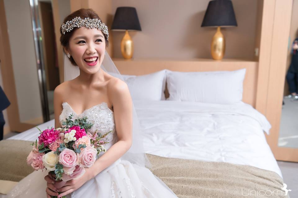 新娘秘書 白紗造型 韓風 氣質  翰品大飯店