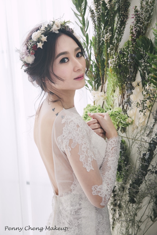 新娘秘書韓系風格低盤髮造型
